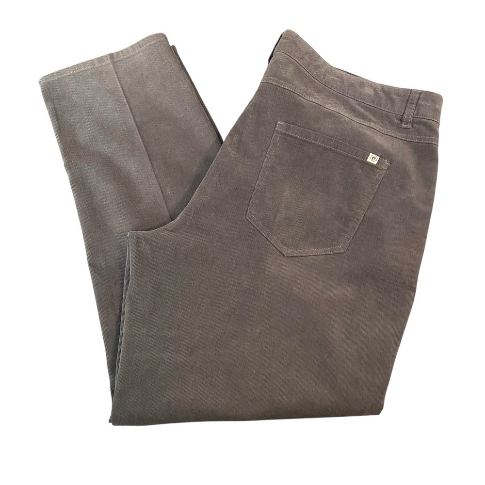 Hang Ten Men's Corduroy Pants Cotton Stretch Gray Size‎ 40x30 Standard Fit